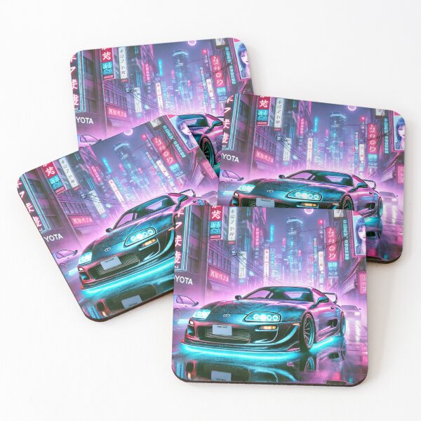 Item preview, Supra MK4 in a Neon Cyber Tokio designed and sold by prezard.