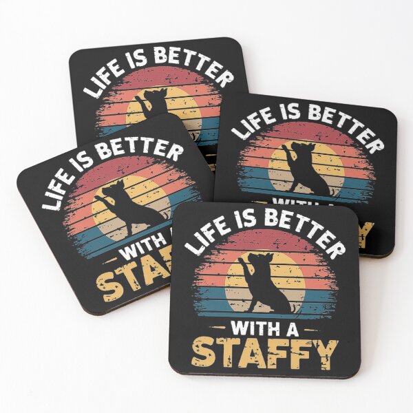 Item preview, Life Is Better with a Staffy - Unique Dog Lover’s Design designed and sold by love3617.