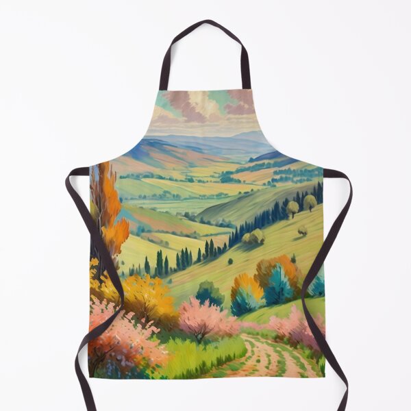 Item preview, Vintage Impressionist Landscape: Valley in Summer | Impressionism | Landscape Artwork designed and sold by UnhingedBird.