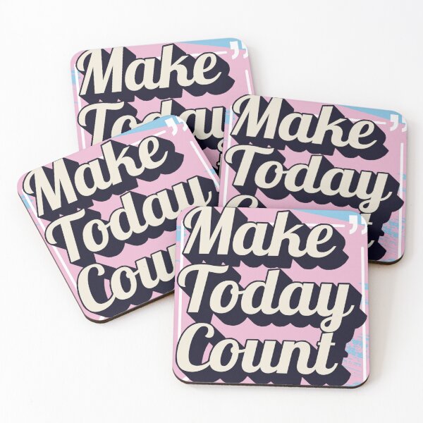 Item preview, Make Today Count in Pastel Shade designed and sold by Grootyby.