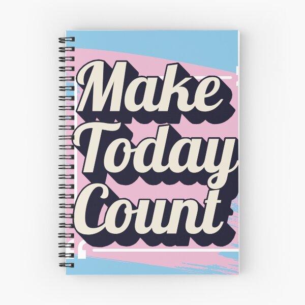 Item preview, Make Today Count in Pastel Shade designed and sold by Grootyby.