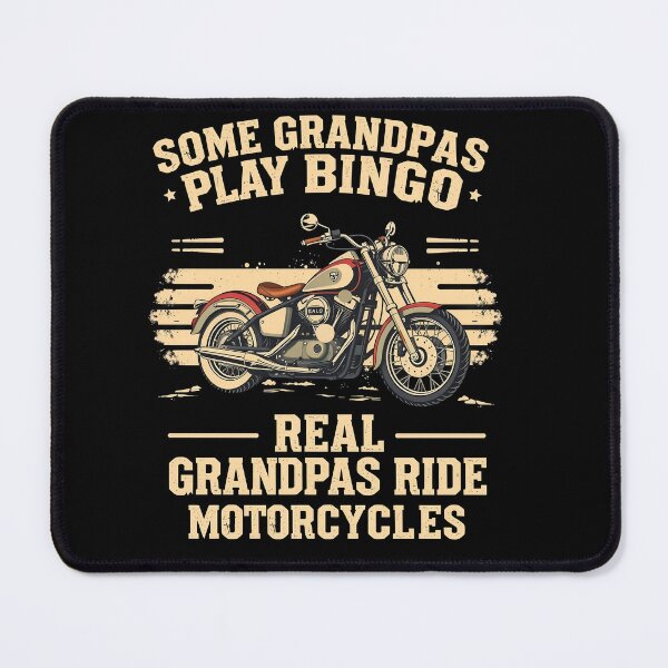 Item preview, Real Grandpa Rides Motorcycle designed and sold by svarupa.