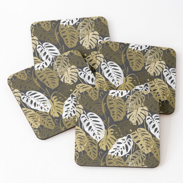 Item preview, Polinesian Monstera gold Leaves  designed and sold by PerlaDesignArt.