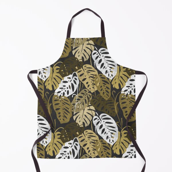 Item preview, Polinesian Monstera gold Leaves designed and sold by PerlaDesignArt.
