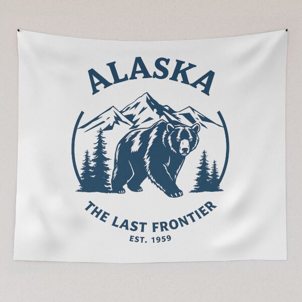 Item preview, Vintage Bear Alaska The Last Frontier designed and sold by svarupa.