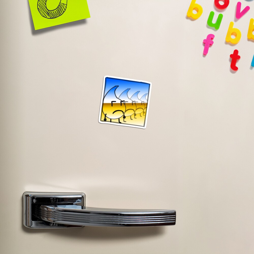 Metal Gradient Drop Icon Sticker