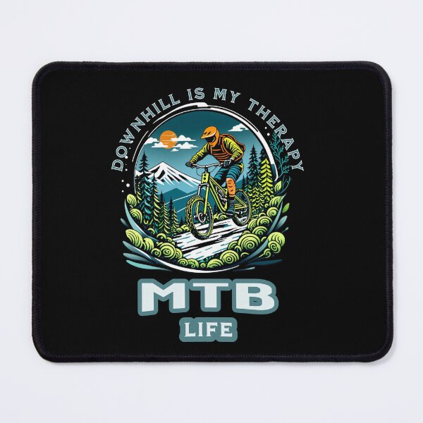 Item preview, Downhill Is My Therapy - MTB Life designed and sold by DutchMonkeys.