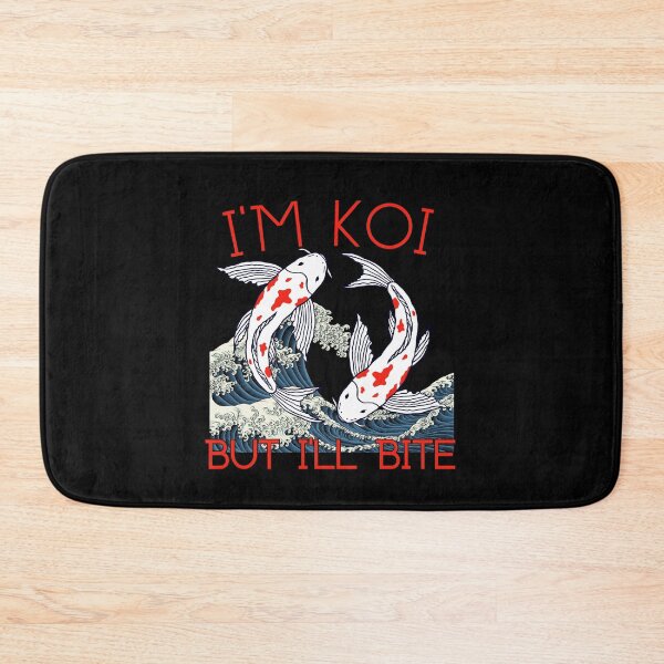 Item preview, Fish Aesthetic I'm Koi But I'll Bite Japanese Ocean Pun T-Shirt designed and sold by SunfullyYours.