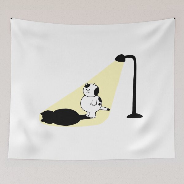 Item preview, a Cat with shadow under the light designed and sold by superbaechoo.