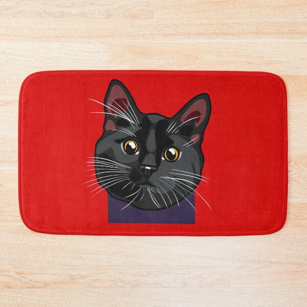 Item preview, Black Cat kitty funny small dark cat designed and sold by Kikabu.