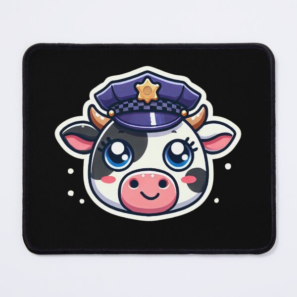 Item preview, Police Cow Head designed and sold by ArtistEmbrace.