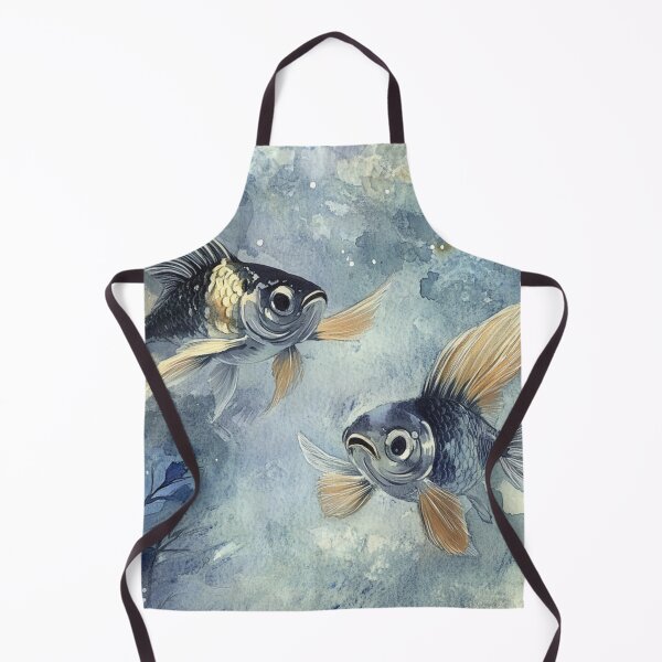 Item preview, Fish in an Aquarium Watercolor Sketch designed and sold by Sketch-Shack.