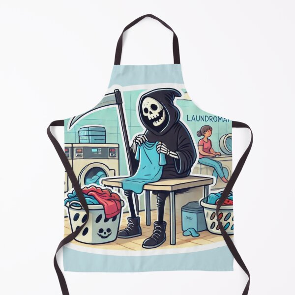 Item preview, Death’s Day Off at the Laundromat designed and sold by Design Delinquent.