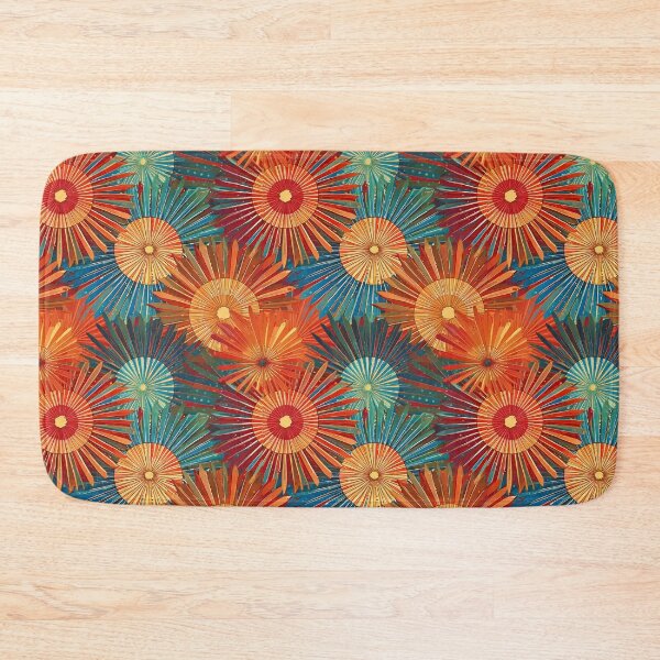 Item preview, sunburst pattern in metallic accents designed and sold by Designbes.