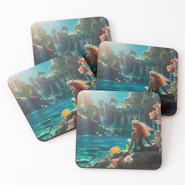Item preview, Atlantis Dreams: A Mermaid’s Enchanted World designed and sold by BlareBlare.