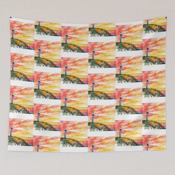 Item preview, Lighthouse and Sunset designed and sold by SignumShop.