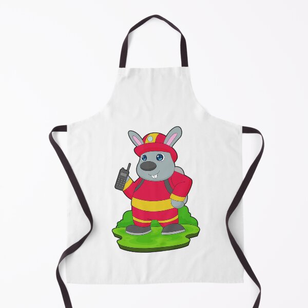 Item preview, Rabbit Firefighter Fire department designed and sold by Snabdesign84.