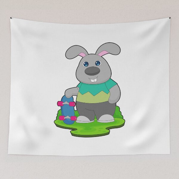 Item preview, Rabbit Skater Skateboard designed and sold by Snabdesign84.