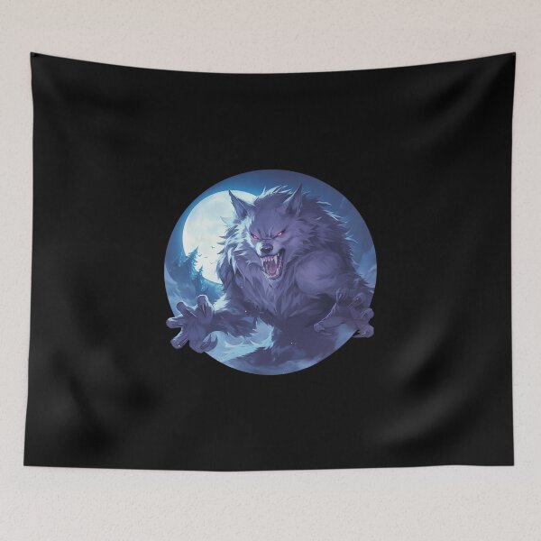 Item preview, Werewolf // wolves // Halloween // wolfman // haunted vibes designed and sold by SMARTKIT  DESIGNAGENCY.