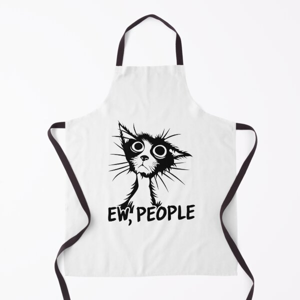 Item preview, Black Cat Ew, People Funny Gift for Introverts designed and sold by PrintCrafting.