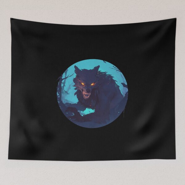 Item preview, Werewolf // wolves // Halloween // wolfman // haunted vibes designed and sold by SMARTKIT  DESIGNAGENCY.