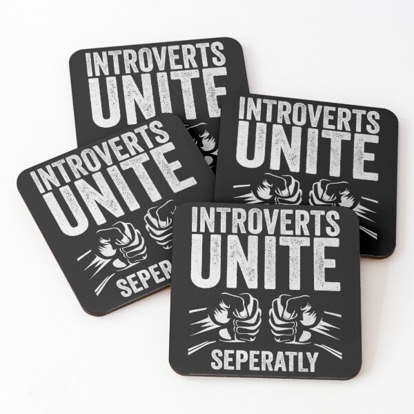 Item preview, Introverts Unite Separately Funny Antisocial designed and sold by PrintCrafting.