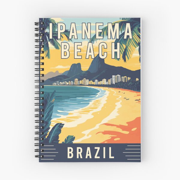 Item preview, Discover Vibrant Ipanema Beach in Brazil - Travel Art designed and sold by turtlestart.