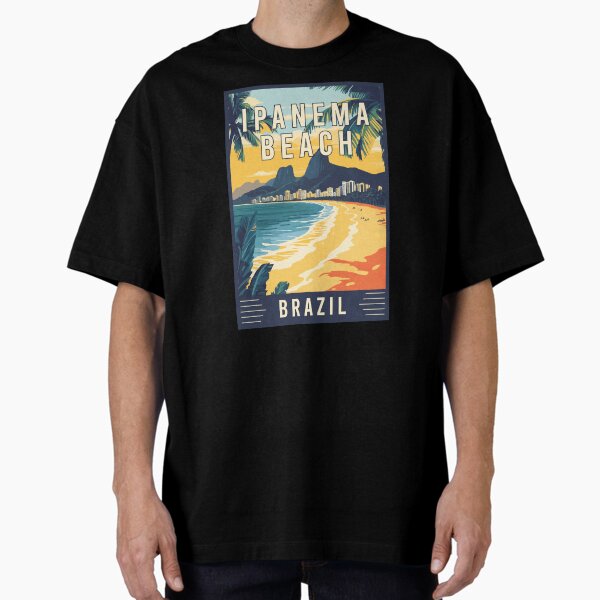 Item preview, Discover Vibrant Ipanema Beach in Brazil - Travel Art designed and sold by turtlestart.