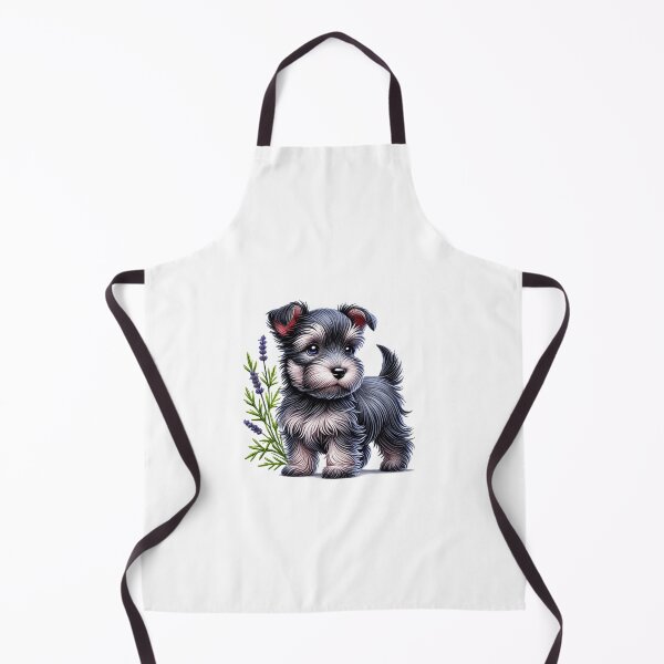 Item preview, Adorable cute skye terrier with flowers designed and sold by nicnacc.