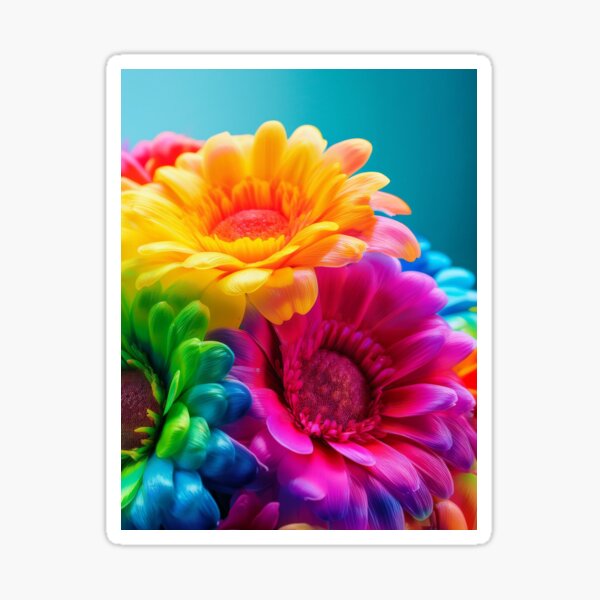 Item preview, Chrysanthemums in bright primary colours designed and sold by Graham Prentice.