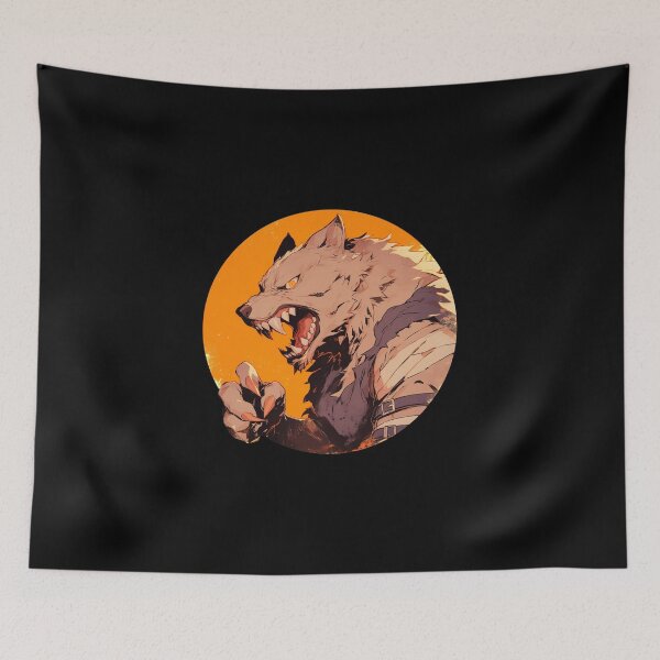Item preview, Werewolf // wolves // Halloween // wolfman // haunted vibes designed and sold by SMARTKIT  DESIGNAGENCY.