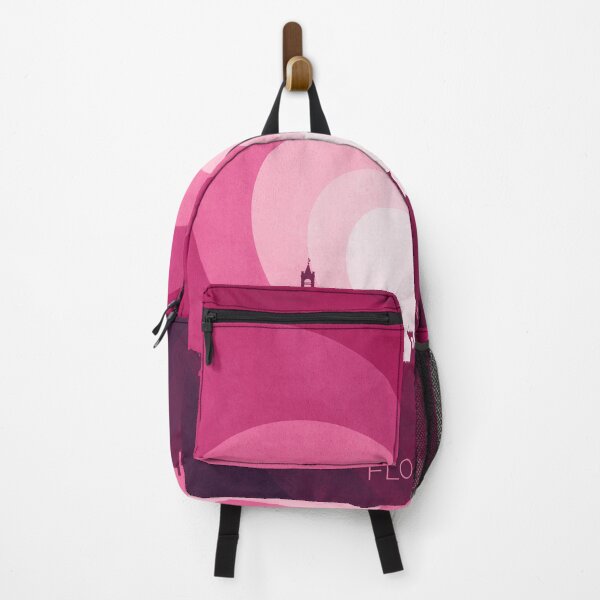 Item preview, Florence Italy Skyline Hearts Pink designed and sold by ArtPrints.