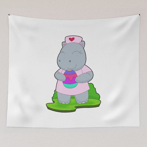Item preview, Hippo Easter Nurse designed and sold by Snabdesign84.