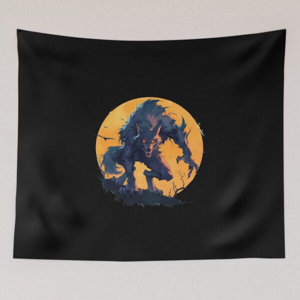 Item preview, Werewolf // wolves // Halloween // wolfman // haunted vibes designed and sold by SMARTKIT  DESIGNAGENCY.