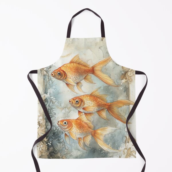 Item preview, Fish in an Aquarium Watercolor Sketch designed and sold by Sketch-Shack.