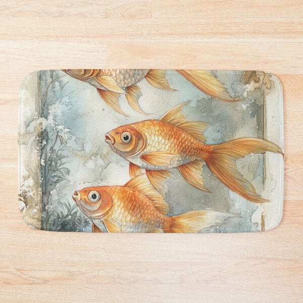 Item preview, Fish in an Aquarium Watercolor Sketch designed and sold by Sketch-Shack.