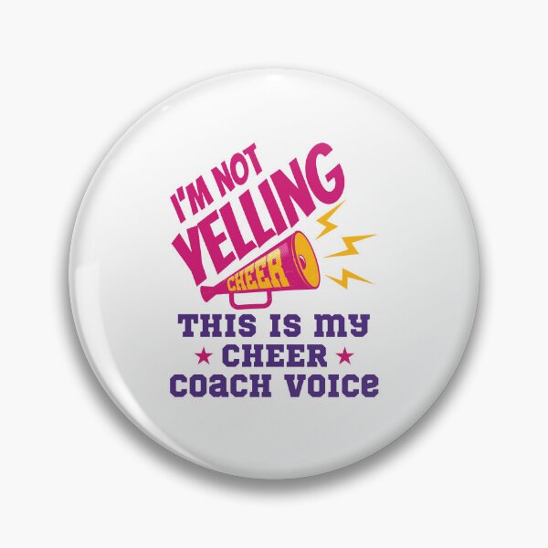 Item preview, I'm Not Yelling This Is My Cheer Coach Voice designed and sold by jaygo.