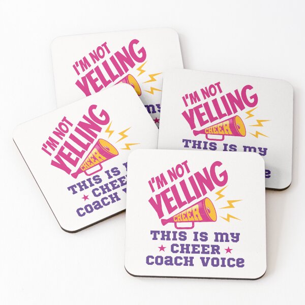 Item preview, I'm Not Yelling This Is My Cheer Coach Voice designed and sold by jaygo.