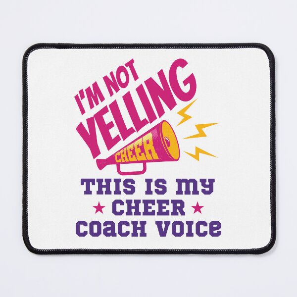Item preview, I'm Not Yelling This Is My Cheer Coach Voice designed and sold by jaygo.