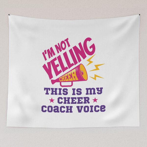 Item preview, I'm Not Yelling This Is My Cheer Coach Voice designed and sold by jaygo.