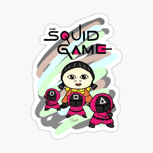 Item preview, Chibi Squid Game by ShioriArt Design designed and sold by ShioriArt Design.