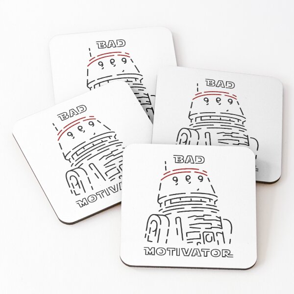 Item preview,  Droid R5 BAD MOTIVATOR - Line art Skate, Sticker Scifi designed and sold by schoolshoes.