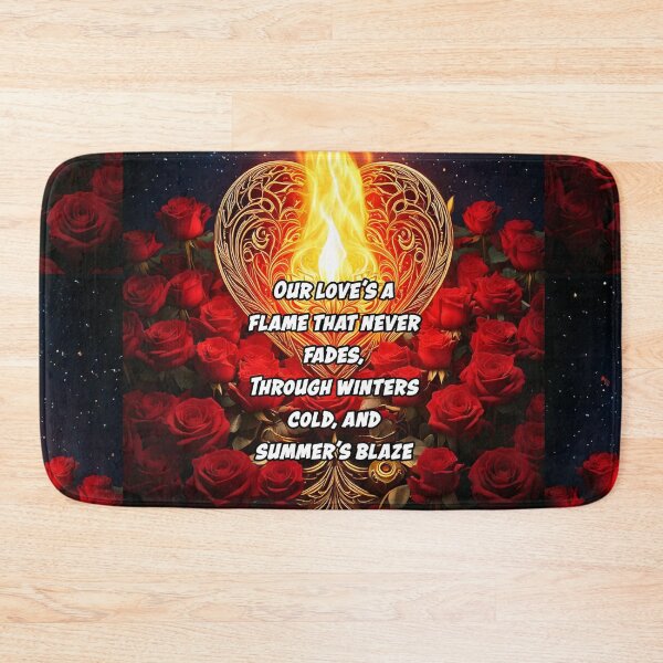 Item preview, The Eternal Flame of Love - Valentine’s Day poem designed and sold by Unwind-Art-Work.
