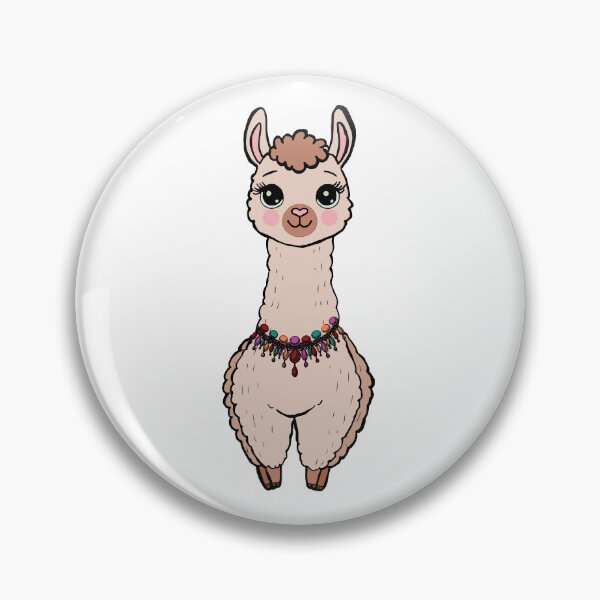 Item preview, HAPPY LAMA CUTE NECKLACE BOHO designed and sold by Esinald.