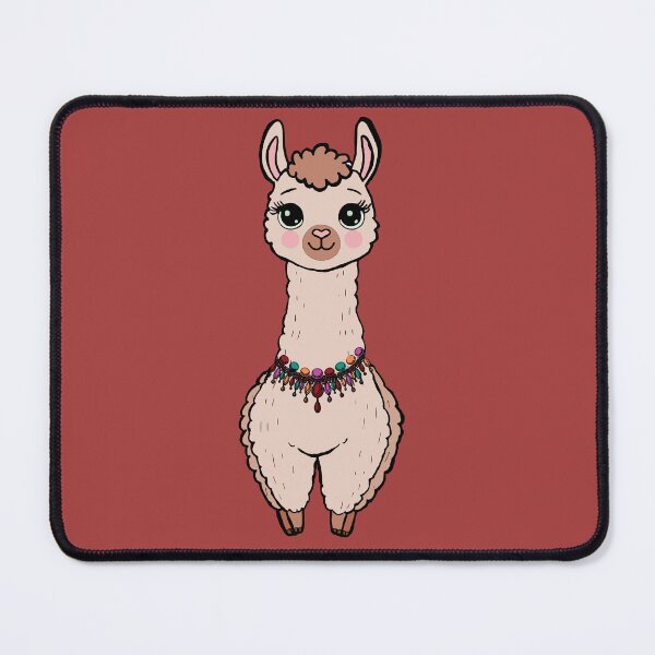 Item preview, HAPPY LAMA CUTE NECKLACE BOHO designed and sold by Esinald.