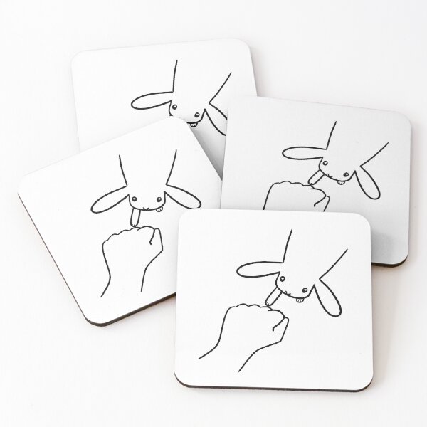 Item preview, Bunny fist bump designed and sold by EmmaChristieArt.