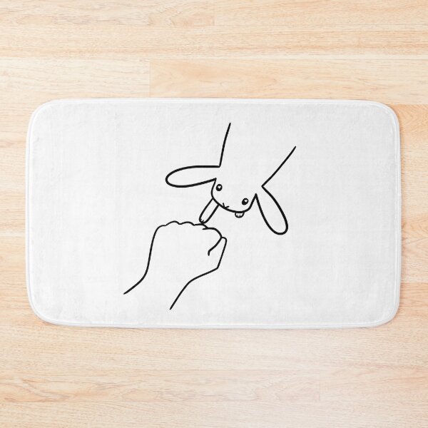 Item preview, Bunny fist bump designed and sold by EmmaChristieArt.