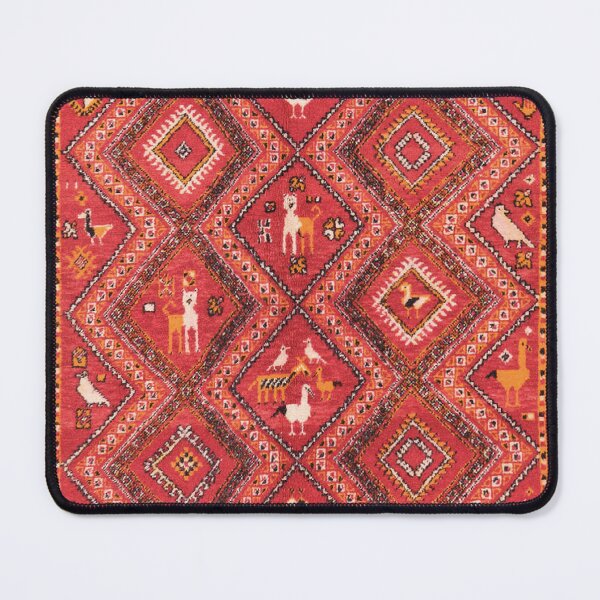 Item preview, Red Moroccan Style Rug designed and sold by Islanr.