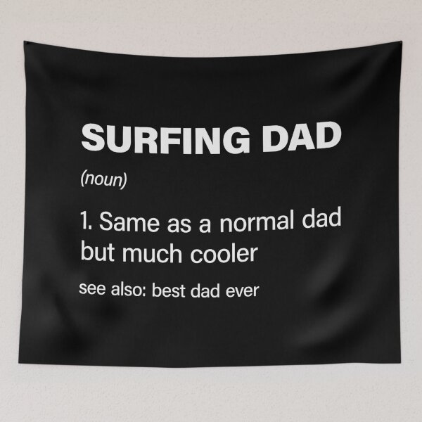 Item preview, Funny Surfing Dad definition designed and sold by RareBunny.