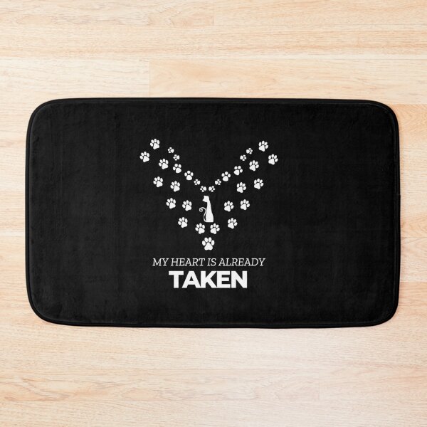 Item preview, MY HEART IS ALREADY TAKEN CAT LOVER designed and sold by soma5.